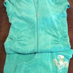 Ocean Blue Juicy Couture Jogging suit